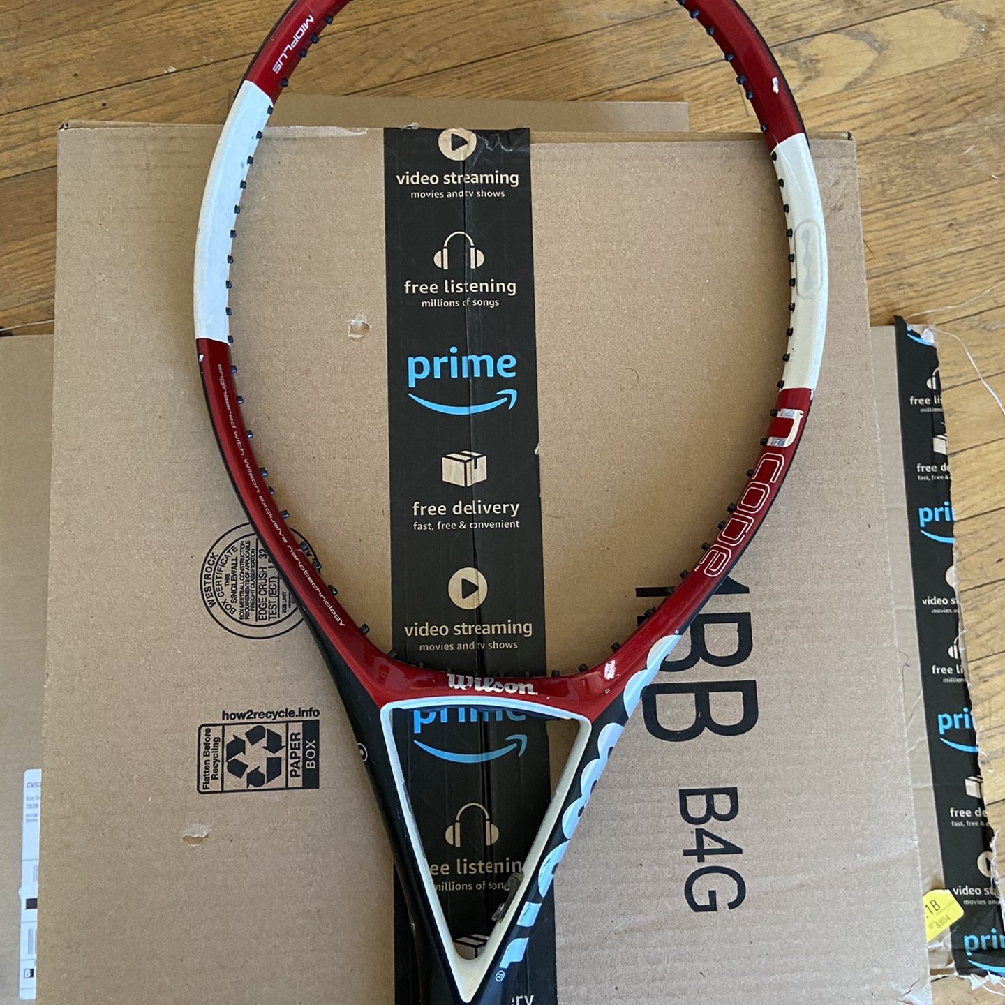 Wilson tennis racquet nCode nVision