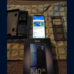 Nuu B40 5g Phone unlocked rare 256gb low price just released phone fast phone like new