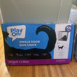 Play on XXL Single Door Dog Crate 