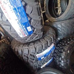 33/12/40/18/ MT ATLANDER $850 FOUR TIRES NEW ALSO WE HAVE USED TIRES ON ESPECIAL PRICES