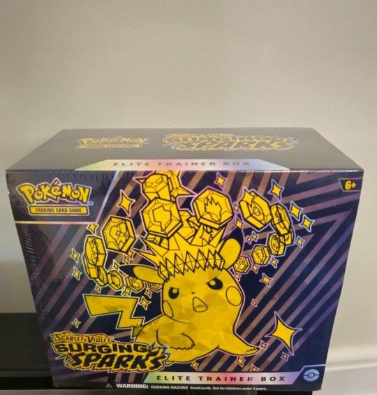 ⚡️ Pokemon TCG Scarlet & Violet Surging Sparks Elite Trainer Box ETB NEW SEALED UNOPENED