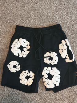 Black denim tears shorts