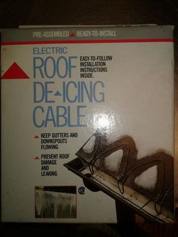 Roof deicing,gutters defroster