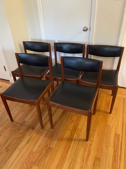 5 Danish Mid Century chairs