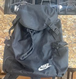 Black Nike soccer bag