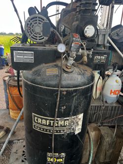 Craftsman Professional 80-Gallon 5.4 HP 175 PSI Vertical Air Compressor – 240V – Ingersoll Rand Pump