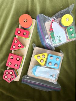 Baby wooden sorting puzzles