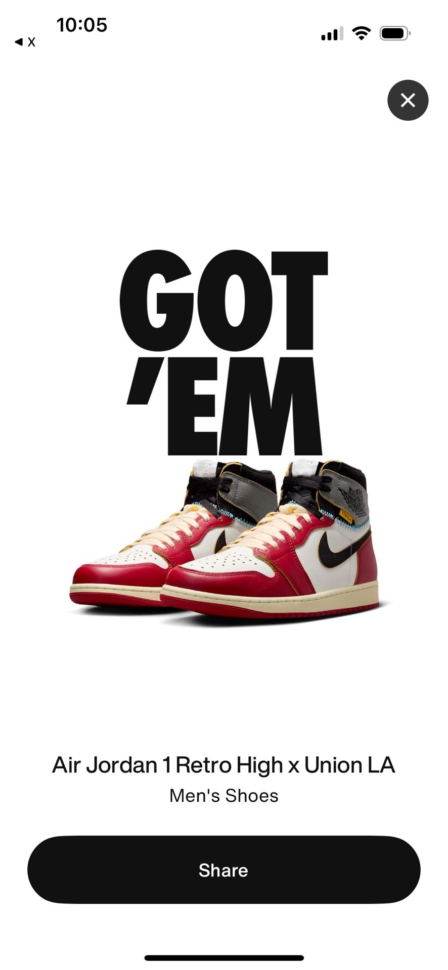 Air Jordan 1 Retro High x Union LA
