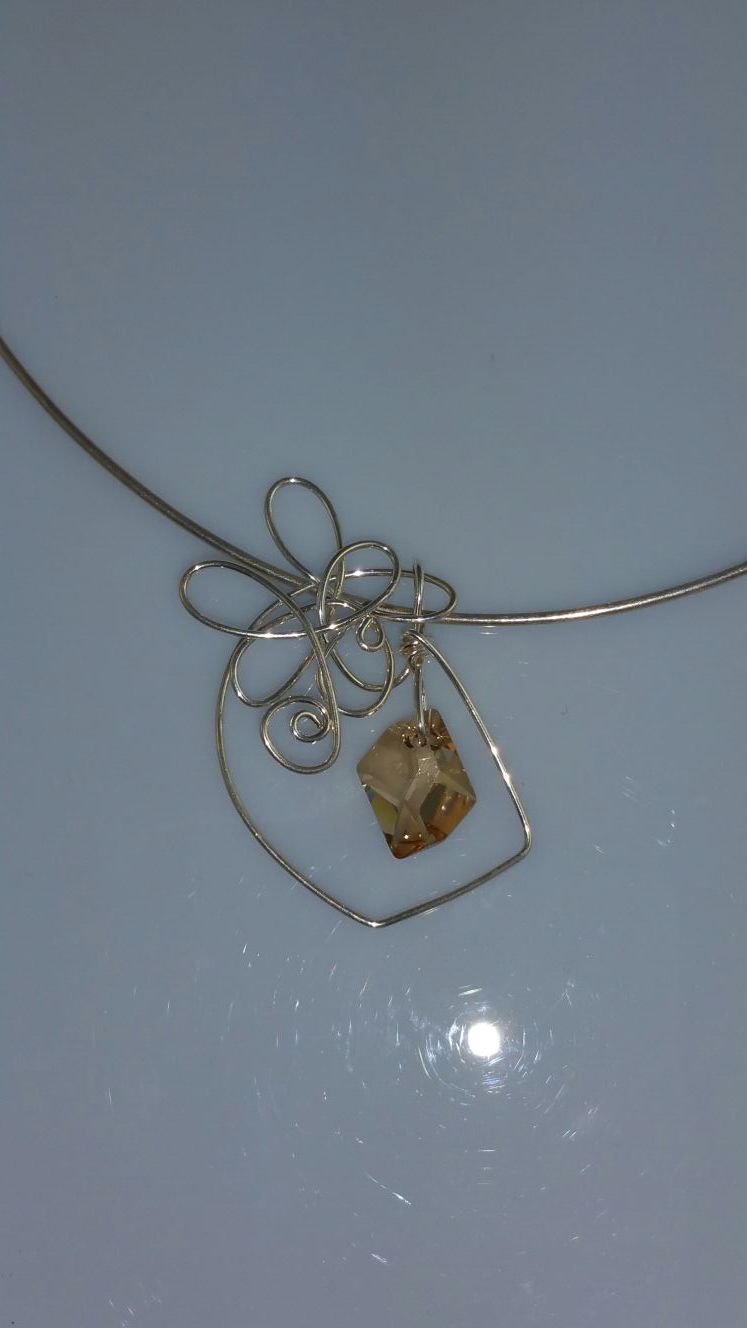 Handmade Wire Art Necklace