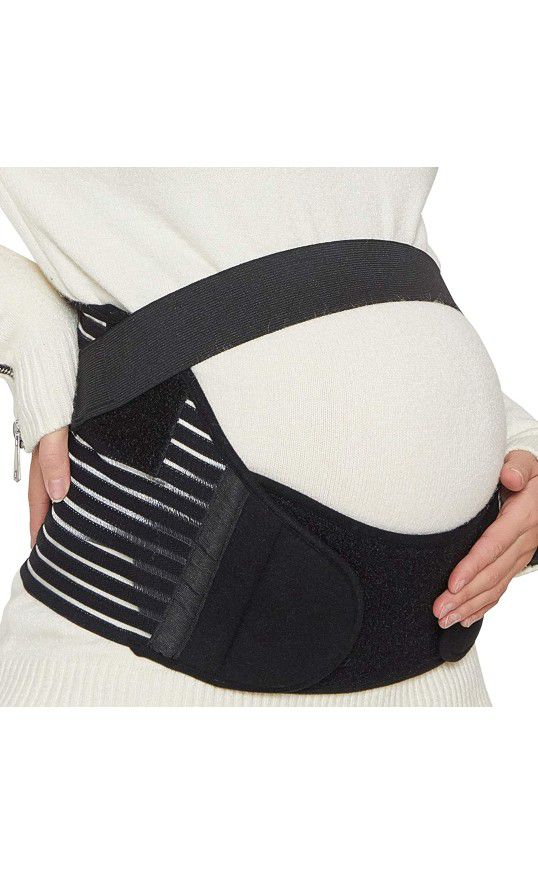 Maternity Belt, NEOtech Care (TM) Brand, Pregnancy Support, Waist / Back / Abdomen, Corset, Black....size XXL 