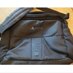PS4/Shoulder Power Bag Travel Carry Messenger Bag Black