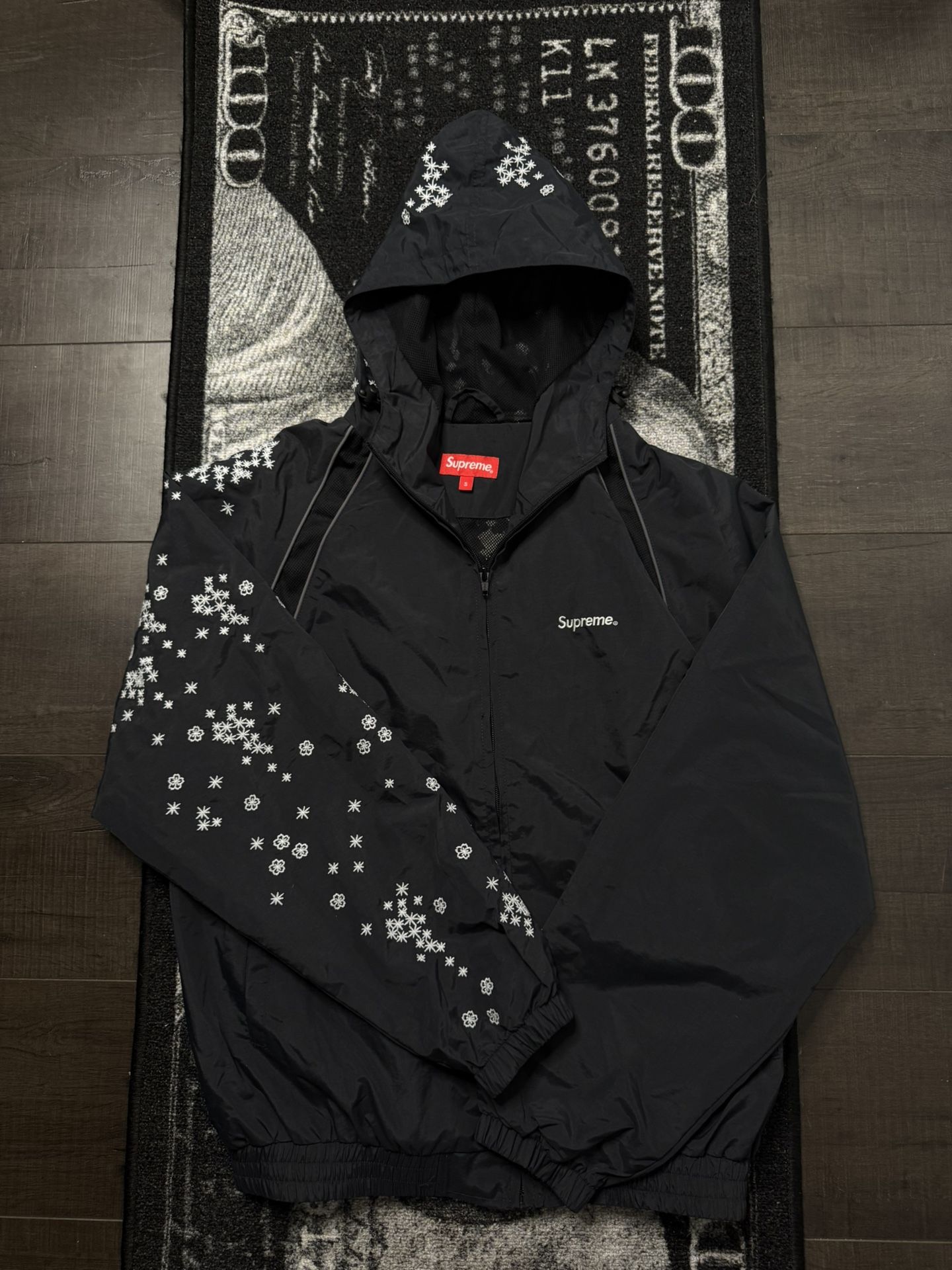 Black Supreme AOI Track Jacket