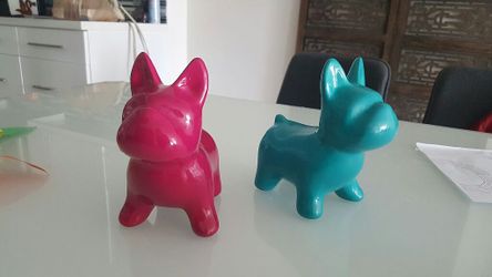 Ceramic dogs