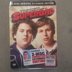 superbad 2 disc DVD unrated unopened