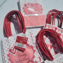 Lot Of Valentines Day Gift Bags