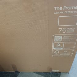 SAMSUNG 75"INCH QLED 4K THE FRAME TV LS03FAD