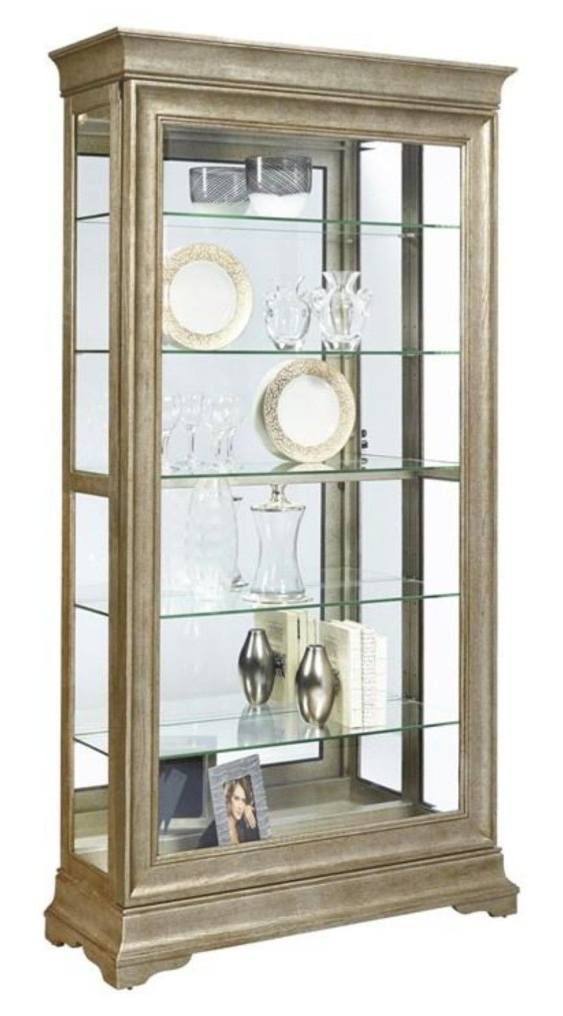 Sliding Door Curio Cabinet