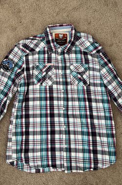 Rolling Paper Long Sleeve Button Up