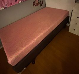 Twin Mattress with Dark Base