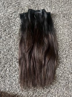 Human hair extensions