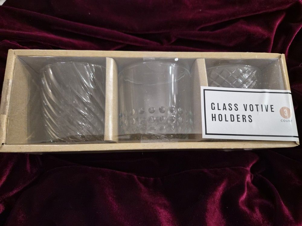 Glass Votive Candle Holders