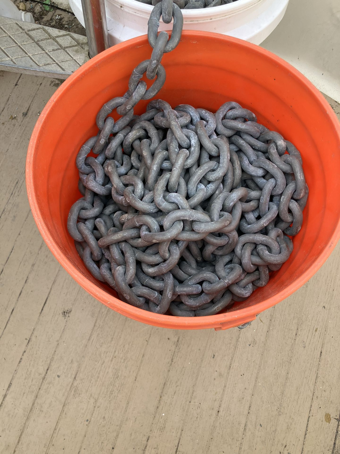 86’ Of New 3/8” Galvanized G4 High Quality Chain. That’s All We Have Left!