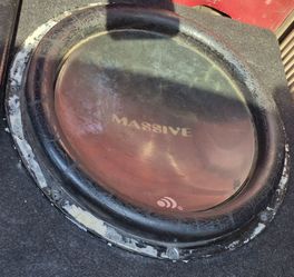 Old school 12 inch subwoofer((no box))