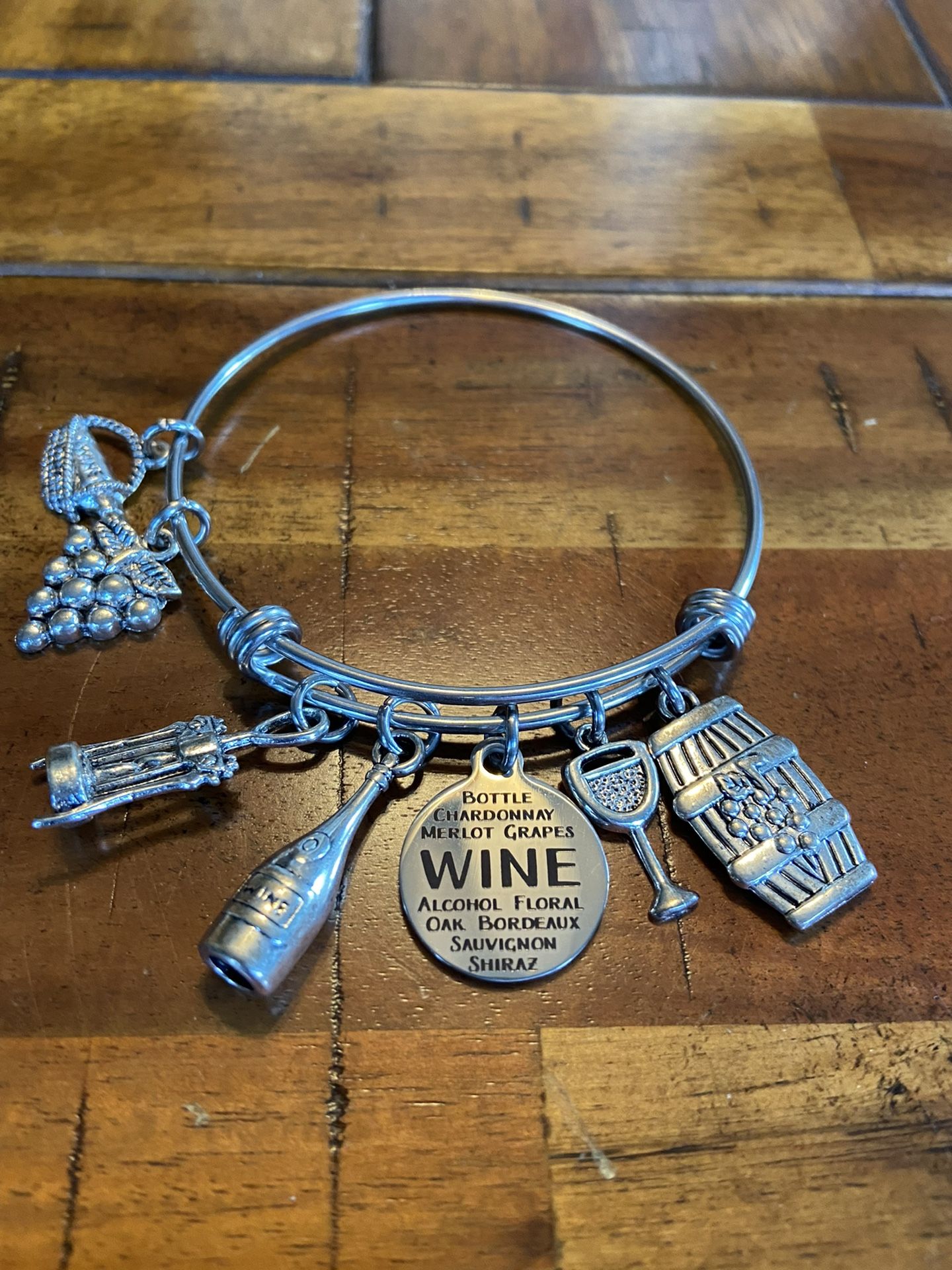 Wine Charm Bracelet