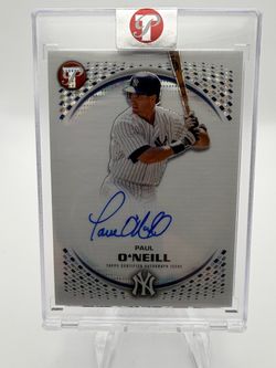 Paul O'Neill Topps Certified Autograph Baseball Card