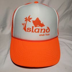 Oahu Island Trucker Adjustable Hat
