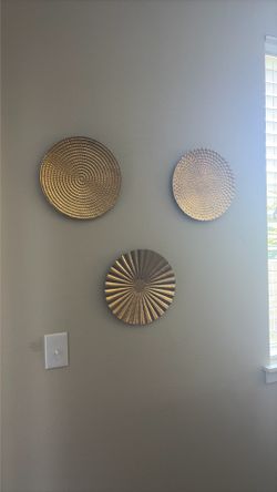 Gold Decor Wall Plates