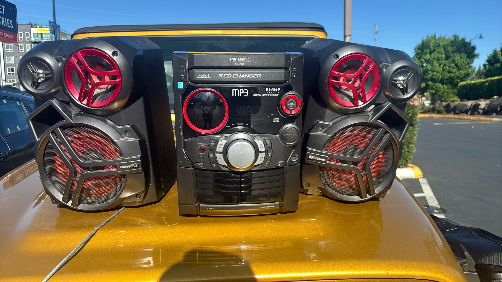 Retro 90s - 2000s Panasonic SA-AK320 5 CD Dual Cassette Radio Home Stereo System