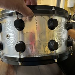 Awesome Very Rare Megadeth Signature Snare. 7x14