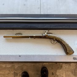 Handmade Wood Decor with Brass