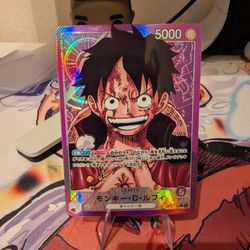 One Piece Card leader Luffy Op 05 Japanese