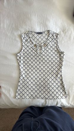 Tommy Hilfiger Women's Sleeveless Top with Scale Print