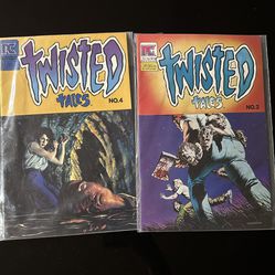 Twisted Tales Issue #2 & #4 (Pacific Comics)