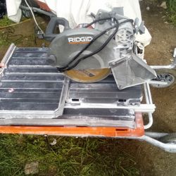 2 Rigid Tile Saws  