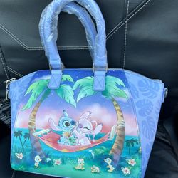 Loungefly Stitch And Angel Purse/crossbody