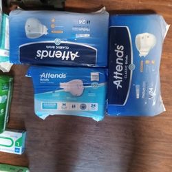 Attends Medium Briefs 24ct x3 (72units Total)