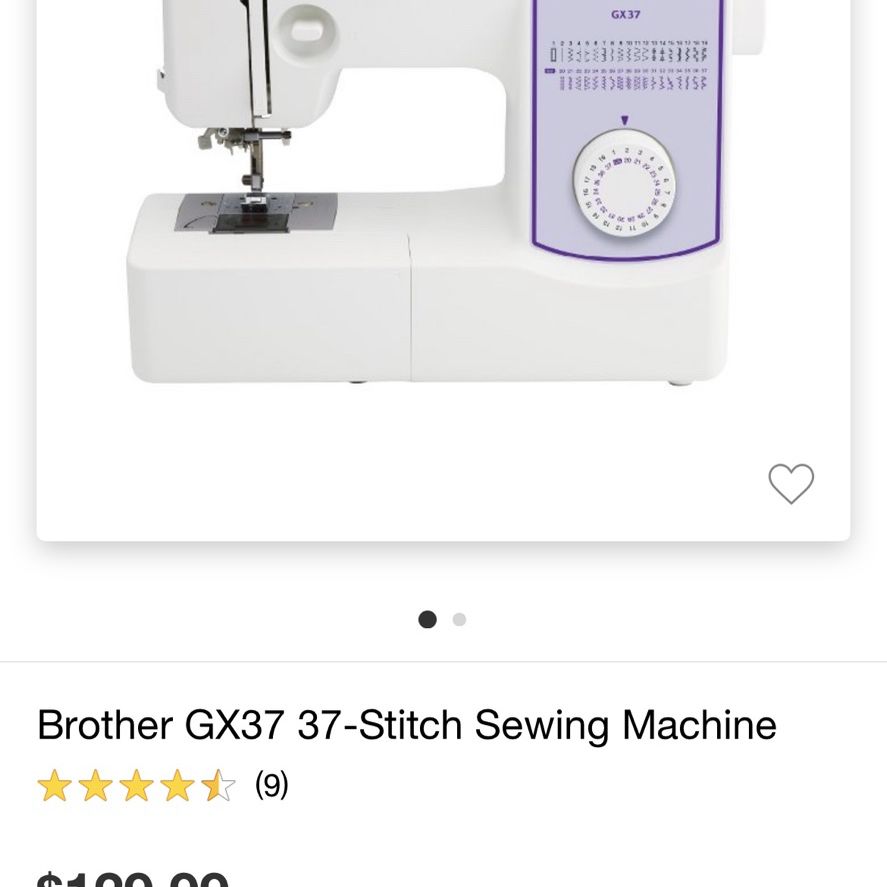 Brother GX37  37 Stitch Sewing Machine