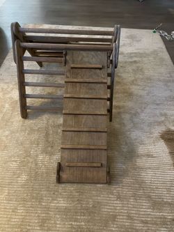 Wooden climber gym 3-1 set