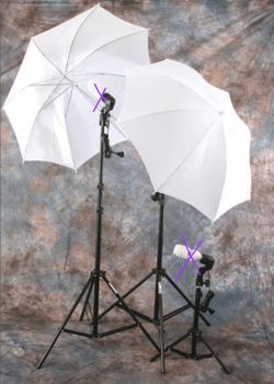limo studio photo studio 600w continous umbrella lighting kit
