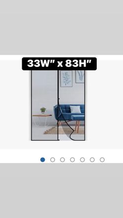 Magnetic screen door