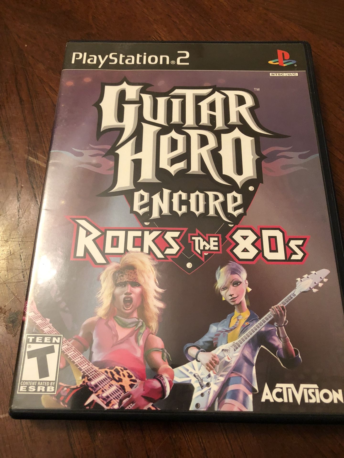 Guitar Hero Rock The 80s Video Game PLAYSTATION 2 PS2
