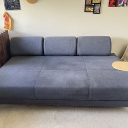IKEA Sofa with Storage – Blue, Moveable Cushions