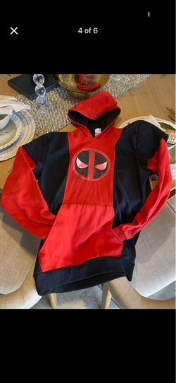 Spirit Halloween Deadpool sweater