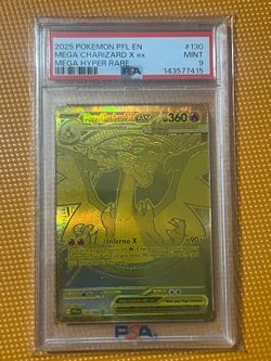 Mega charizard ex # 130 psa 9