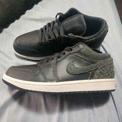 Nike Air Jordan 1 Low Black Elephant Size 7 – Worn Twice