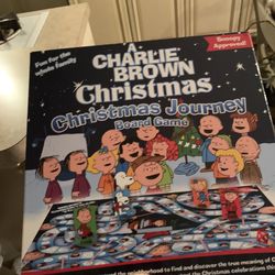 Charlie Brown Peanuts Christmas Board Game!! $10!! NEW